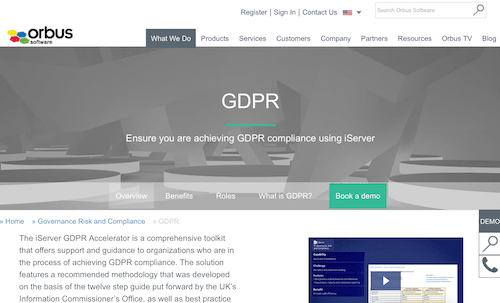 iServer GDPR Accelerator
